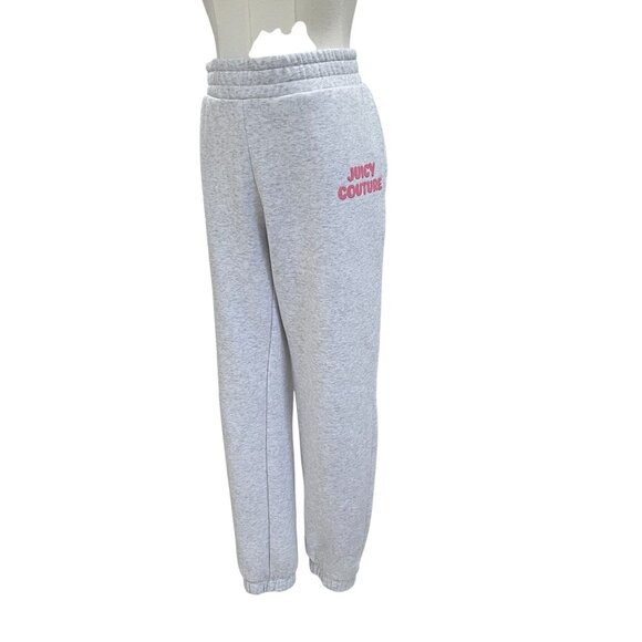 Juicy Couture Gray Jogger Sweatpants Womens M Y2K Soft Girl Lounge Casual Cozy - Picture 6 of 11
